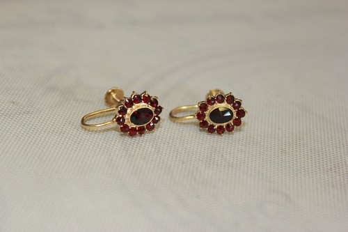 Gorgeous garnet earrings - gorgeous,